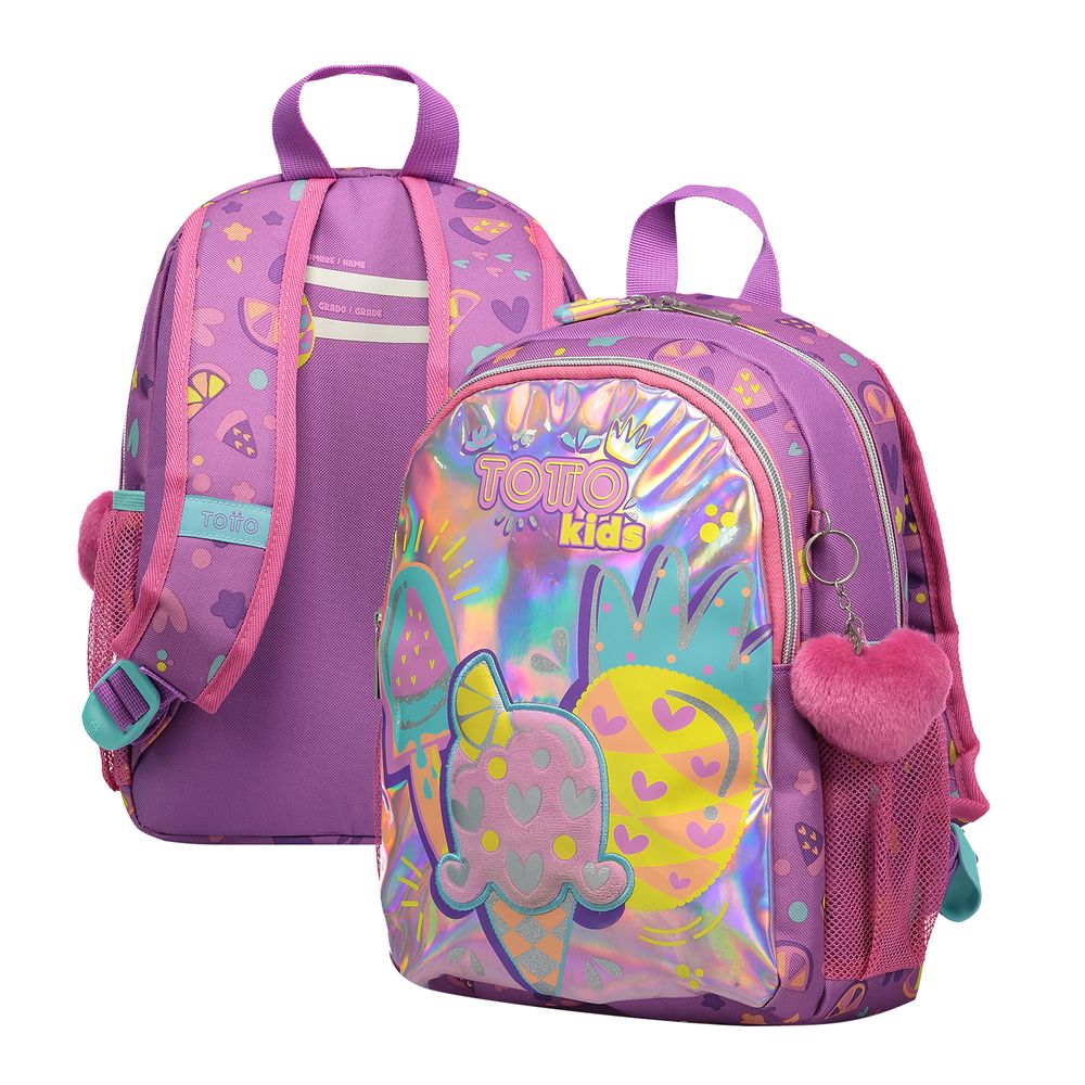 Bulto, Para Nina, Estampado, Totto, Kids, Infantil, Maletines, Shaky, S  cr.totto.com - Totto