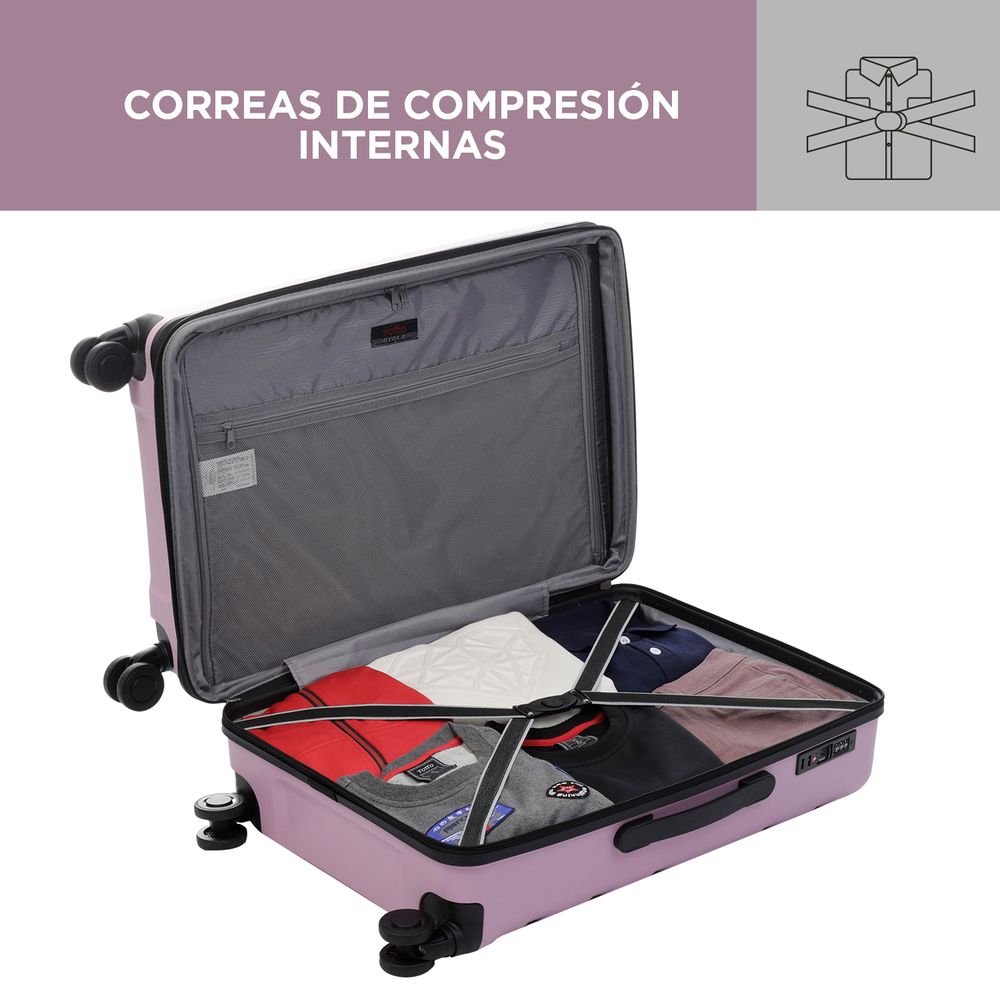Viaje, Maleta Viaje, 360, Maleta Viaje 360 Ryoko M, ET17RYO002-2210-V10M,  ET17RYO002, Verde, Totto, Viaje Maletas de viaje, cr.totto.com - Totto